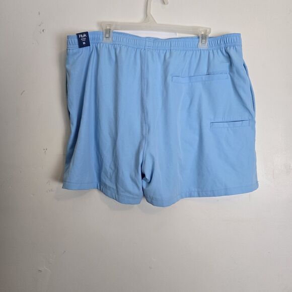 HUK Fishing Pursuit Volley Swim Shorts Men XXL Blue 5.5" InseamSOLD ON EB - Picture 3 of 13